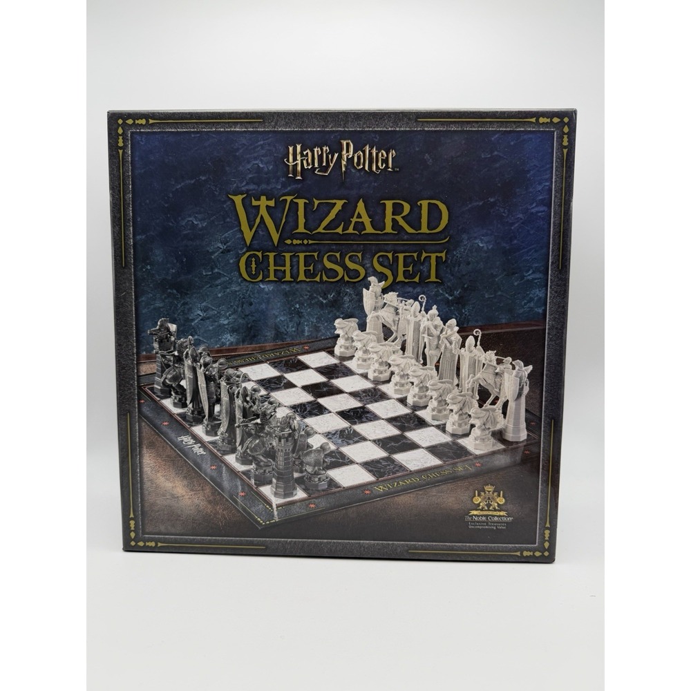 The Noble Collection NN7580 Harry Potter Wizard COMPLETE Chess Set